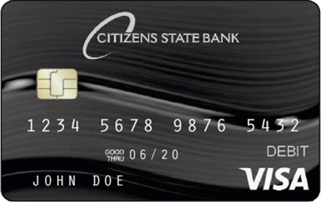 Debit Card Citizens State Bank 0933